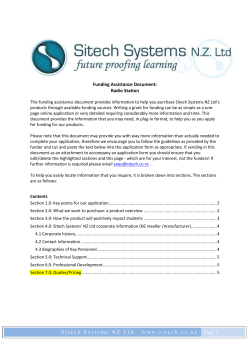 Radio Station Grant Application