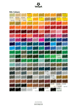 RAL Colours