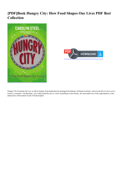 Book Hungry City: How Food Shapes Our Lives