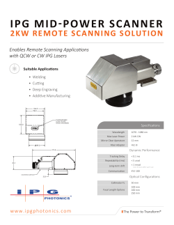 Mid Power Scanner Page.ai - IPG Photonics Corporation
