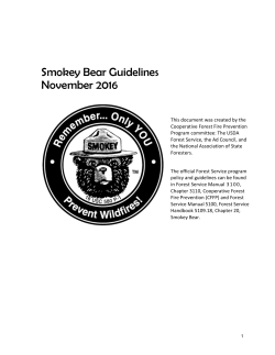 Smokey Bear - USDA Forest Service