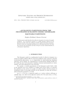 Applicable Analysis and Discrete Mathematics &alpha;