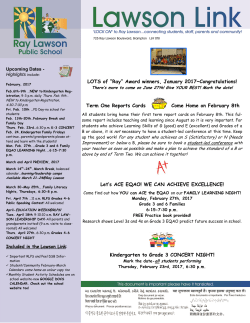 Award winners, January 2017~Congratulations!
