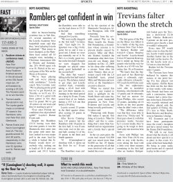 Ramblers get confident in win