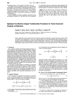 Optimized Two-Electron-Integral Transformation