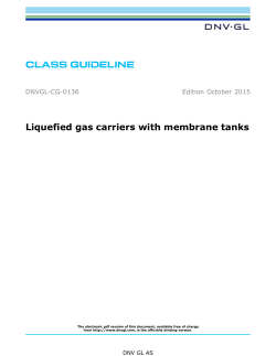 DNVGL-CG-0136 Liquefied gas carriers with membrane tanks