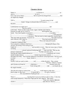 Chemistry Review