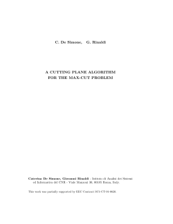 A cutting plane algorithm for the max-cut problem.