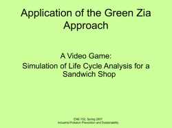 Green Zia: Incorporating Pollution Prevention into Small Businesses