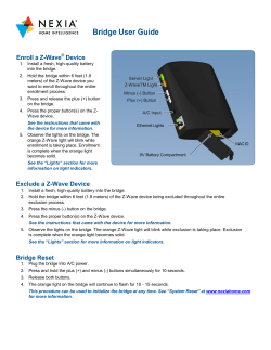 Bridge User Guide