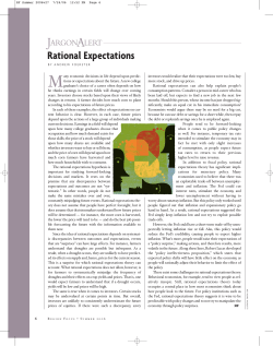 Rational Expectations