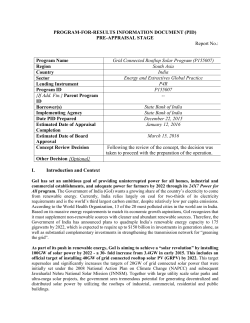 PID at Appraisal Stage Dec 28 2015