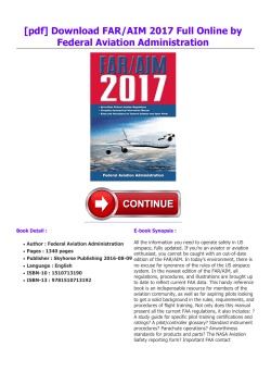 FAR/AIM 2017 Full Online by Federal