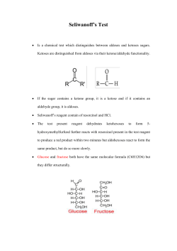 Seliwanoff`s Test