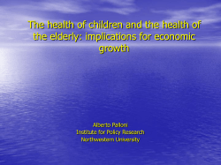 The health of children and the health of the elderly: implications for