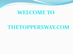 Production - TheToppersWay