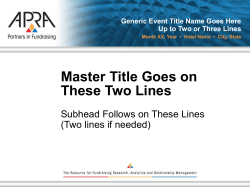 Master Title Goes on These Two Lines