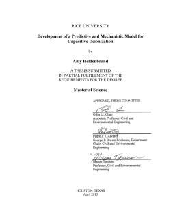 Development of a Predictive and Mechanistic Model for Capacitive