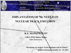 04. Kahramon Mamatkulov Implantation of 8He nuclei in nuclear