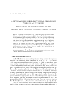 d-optimal designs for polynomial regression without an intercept