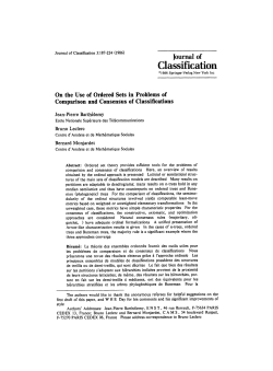 On the use of ordered sets in problems of