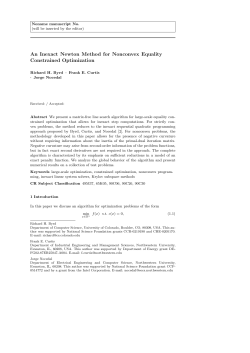 An Inexact Newton Method for Nonconvex Equality Constrained