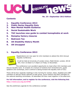 Equality news, Sep 13
