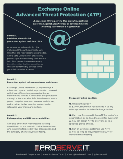 ProServeIT-Advanced Threat Protection