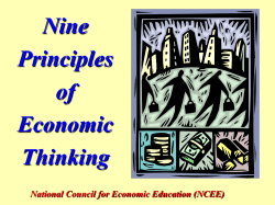 Nine Principles of Economic Thinking