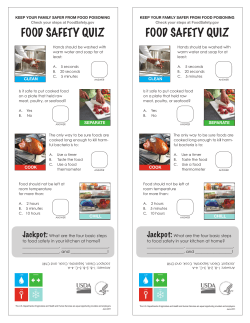 food safety quiz food safety quiz