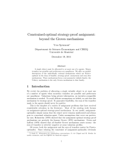 Constrained$optimal strategy$proof assignment: beyond