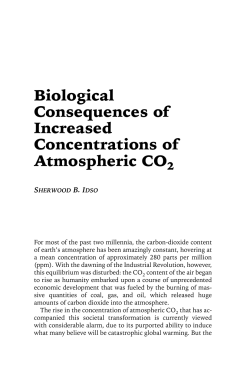 Biological Consequences of Increased