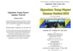 Cippenham Young Players` Summer Festival