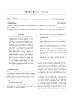 Multiple Instance Ranking - The International Machine Learning