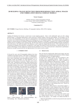 2D Building Change Detection from High Resolution Aerial Images