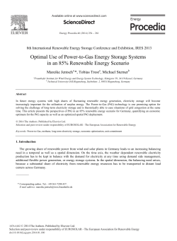 Optimal Use of Power-to-Gas Energy Storage