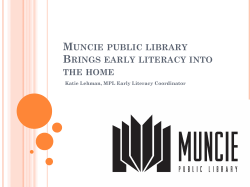 Muncie public library takes early literacy into the home