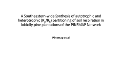 A Southeastern-wide Synthesis of autotrophic and heterotrophic (Ra