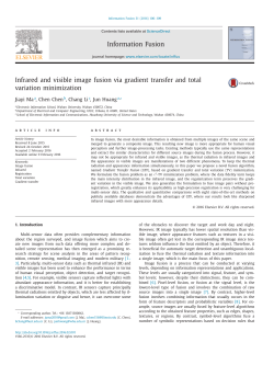 Information Fusion Infrared and visible image fusion via gradient
