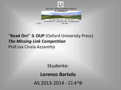 OUP (Oxford University Press) The Missing Link Competition Prof