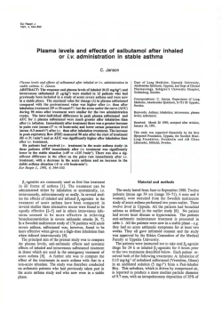Plasma levels and effects of salbutamol after inhaled or i. v.