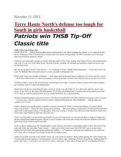 Patriots win THSB Tip