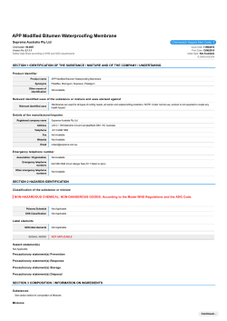 APP Modified Bitumen Waterproofing Membrane