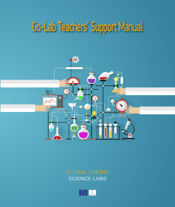 Go-Lab Teachers` Support Manual - Go