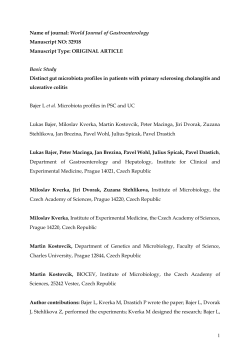 Distinct gut microbiota profiles in patients with