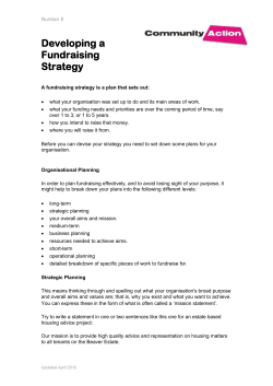 Fundraising - Community Action Derby