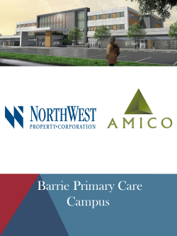 Barrie Primary Care Campus