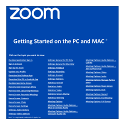 Getting Started on the PC and MAC