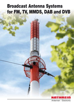 Druckschrift 99810510, Broadcast Antenna Systems for FM, TV
