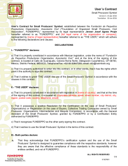 Users` Contract - S&iacute;mbolo de Peque&ntilde;os Productores
